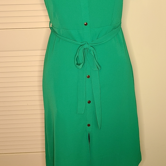 Sophia + Zeke Kelley Green Short Sleeve Dress - Picture 7 of 16